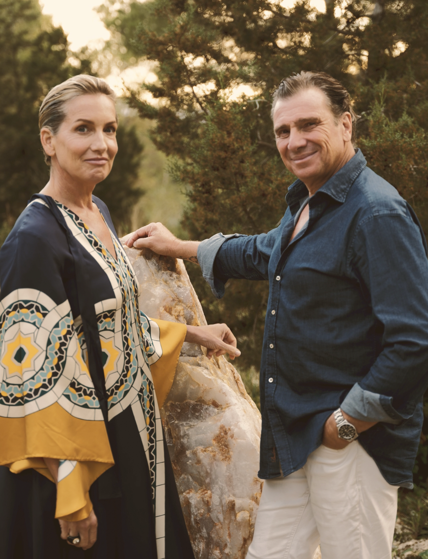 Stephanie Canavesio and Giancarlo